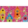 Olivia’s Home Birdhouse Village Indoor Doormat – 22" x 32", Colorful Birdhouses on Vines, Nature-Inspired Decor - 2 of 3