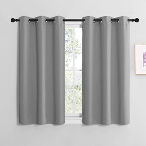 NICETOWN Grommet Top Blackout Curtains, Thermal Insulated Noise Reducing Window Drapes (Set of 2) - 1 of 4