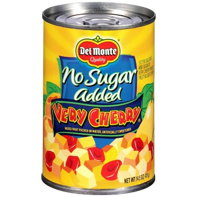 Del Monte No Sugar Added Very Cherry Mixed Fruit - 14.5oz