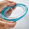 Bormioli Rocco Frigoverre Future Glass Kitchen Storage Containers, Set of 4 - 25.25 oz & 14.25 oz Food Jars with Lids - Airtight Glass Containers - 4 of 4