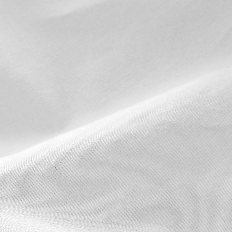 300 Thread Count Organic Cotton Percale Fitted Sheet by Bare Home, 5 of 6