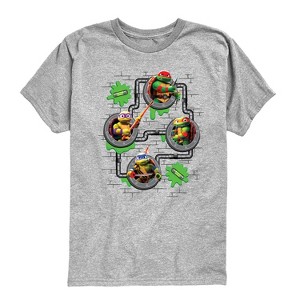 Boys' - Teenage Mutant Ninja Turtles - Battle Tycoon Sewer Short Sleeve Graphic T-Shirt - 1 of 4