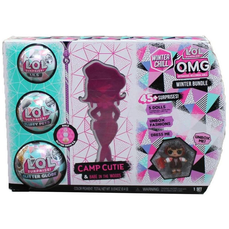 L.O.L. Surprise! O.M.G. Camp Cutie and Babe In The Woods Winter Bundle, 1 of 4