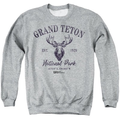 Men's Grand Teton National Park Moose Icon Crewneck Sweatshirt