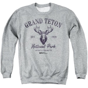 Men's Grand Teton National Park Moose Icon Crewneck Sweatshirt - 1 of 4