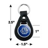 University of North Georgia Primary Black Leather Keychain - 2 of 4