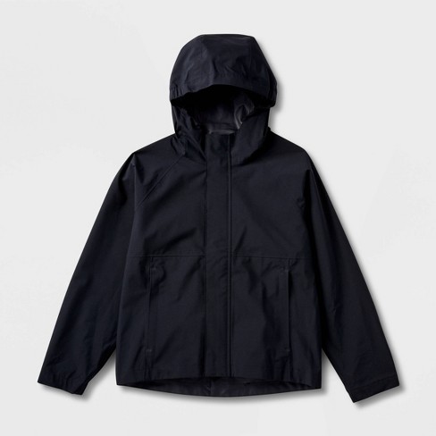 Kids' Rain Shell Jacket - All In Motion™ Black Xl : Target