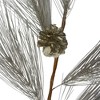 Northlight 40" Brown and Gray Long Needle Pine Cone Artificial Christmas Spray - 3 of 3