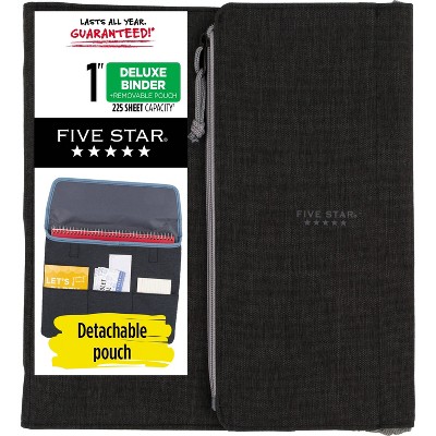 Mead Five Star Assorted Full-Sized Zipper Pencil Pouch (In Store Only)