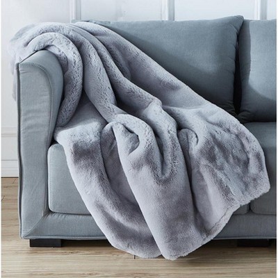 NicBex 50x60 Inch Luxury Faux Fur Throw Blanket for Bed Chair Sofa