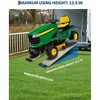 2Pcs 5FT Aluminum Lawn Mower Ramps for Shed, Sturdy Anti-Slip Loading Ramps with Punch Plate Surface, 1000 lbs Capacity - 9" Wide - 4 of 4