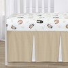 Sweet Jojo Designs Boy or Girl Gender Neutral Unisex Baby Crib Bedding Set - Woodland Pals Taupe White and Grey 4pc - 4 of 4