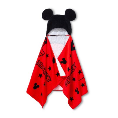 mickey mouse hooded towel for baby