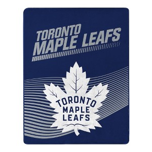 Sweet Home Collection NHL Toronto Maple Leaf's 60" x 80" Raschel Throw Blanket - 1 of 4