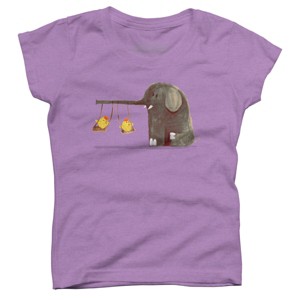 Girl's Design By Humans Swing swing By radiomode T-Shirt - 1 of 3
