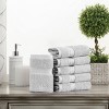 Luxury Cotton Heavyweight Ultra-Plush 6 Piece Towel Set by Blue Nile Mills - 2 of 4