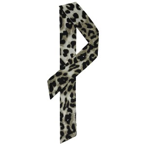 Allegra K Women's Long Neckscarf Fashion Leopard Print Skinny Scarf 88x5cm/35x2" 1 Pc - 1 of 4