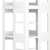 PAGED All-Steel Rotating Bookshelf 4-Tier Large Size Spacious Book Rack with Wheels for Living Room, Home Office - 3 of 4