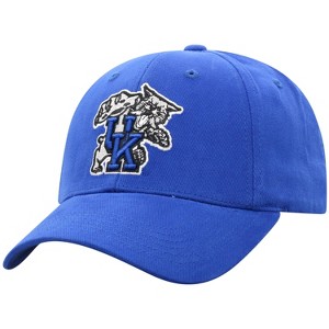 NCAA Kentucky Wildcats Structured Brushed Cotton Vapor Ballcap: Adjustable Royal Blue Hat - 1 of 4