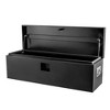 Black Steel Underbody Truck Toolbox – Heavy-Duty Lockable Storage with T-Handle Latch for Pickup Trucks & Work Vehicles (Single Unit) - 2 of 4