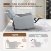 Power Recliner Chair with Wall Hugger Design, USB Charging Port and Retractable Footrest - 3 of 4