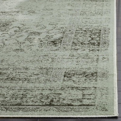 Hand-Knotted Spruce Wool and Silk 5' x 7' Rectangular Rug