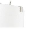 Weston 5-Light Pendant - Minimalist Steel Fixture with White Linen Shade, Dimmable, Damp Rated - 2 of 4