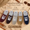 CUSHIONAIRE Tick Tock Women's Genuine Leather Lace-Up Casual Sneaker – Retro-Inspired Walking Shoe with Gum Rubber Outsole, Cushioned Arch Support - 2 of 4