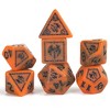 Dungeons & Dragons D&D Adventure Dice: Barbarian - Orange, 15pc RPG Set - 4 of 4