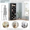 TIRAMISUBEST Stylish Design 30 Shoe Cubby Console, Contemporary Shoe Cabinet with Multiple Storage Capacity, Free Standing Tall Cabinet for Hallway - 3 of 4