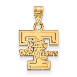 Black Bow Jewelry 10k Yellow Gold Tennessee Volunteers NCAA Small Pendant - 1 of 3