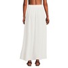 Lands' End Women's Cotton Gauze Maxi Swim Cover-up Skirt - 2 of 4