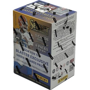 2023 Panini Select Draft Football Blaster Box (Green Square Prizms!) - 1 of 2