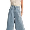 Women's Wide Leg Crop Jeans - MIOU MUSE - 4 of 4