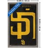 Trends International MLB San Diego Padres - Logo 25 Framed Wall Poster Prints - 3 of 4