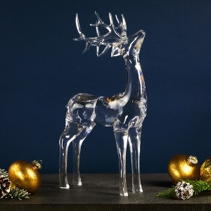 Northlight Standing Acrylic Deer Christmas Decoration - 15" - 1 of 4