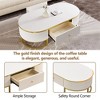 PAGED 23.6" Wooden End Table, Modern Side Table with Wood Grain Veneer, Bedside Table for Living Room, Bedroom - 4 of 4