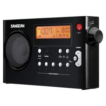 Sangean HDR-14 HD Radio/FM Stereo/AM Radio portátil, estándar, negro y  DT-200X FM-estéreo/AM Digital Tuning Pocket Radio Negro