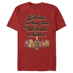 Men's Coca Cola Unity I'd Like to Buy the World a Coke Retro T-Shirt - 1 of 4