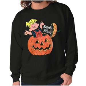 Halloween Dennis The Menace Pumpkin Sweatshirt for Men or Women Brisco Brands - 1 of 4