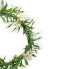 Northlight Mini Floral and Foliage Spring Wreath, Yellow 9" - image 4 of 4