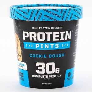 Protein Pints Cookie Dough Frozen Ice Cream - 16 fl oz - 1 of 4