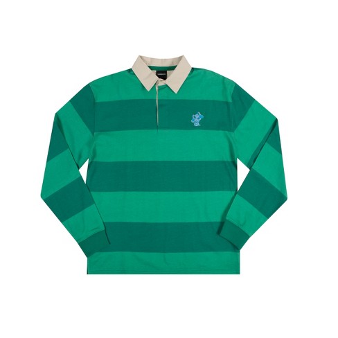 Blues Clues Embroidered Blue Character Art Long Sleeve Green Striped ...