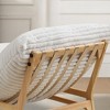 Aortzio 36.22"W Modern Corduroy Armless Chair – Upholstered Lounge Chair With Reversible Cushions - 4 of 4