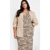 Women's Plus Size Anthea Print Maxi Dress - neutral | CITY CHIC - 4 of 4