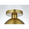 Elegant Lighting Eclipse 8 Inch Flush Mount Clear Shade in Chrome - 4 of 4
