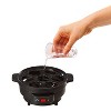 Hamilton Beach Egg Cooker with Timer - Black 25500 - image 3 of 4