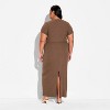 Women's Ribbed Maxi Bodycon Dress and Cardigan Set - Wild Fable™ - 3 of 3