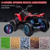 12V Kids ATV, Ride on Toy Car Bombardier Licensed BRP Can-am 4 Wheeler Quad Electric Vehicle, w/LED Lights - 4 of 4