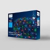 Philips 100ct LED Christmas Indoor Outdoor Novelty String Lights Multicolor Light Bulb with Green Wire - 4 of 4